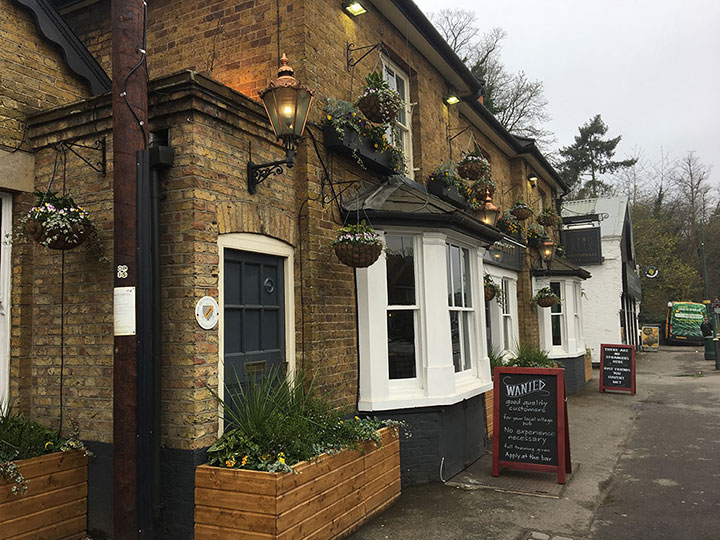 Pub front Sunningdale